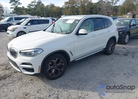 2021 BMW X3 Sdrive30I from USA, damaged, VIN 5UXTY3C05M9E86875